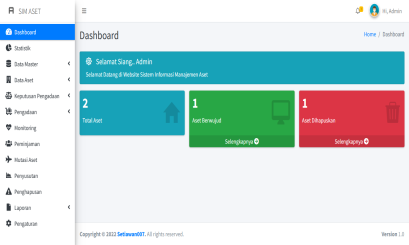 SIMASET (Sistem Informasi Manajemen Aset QR Code)